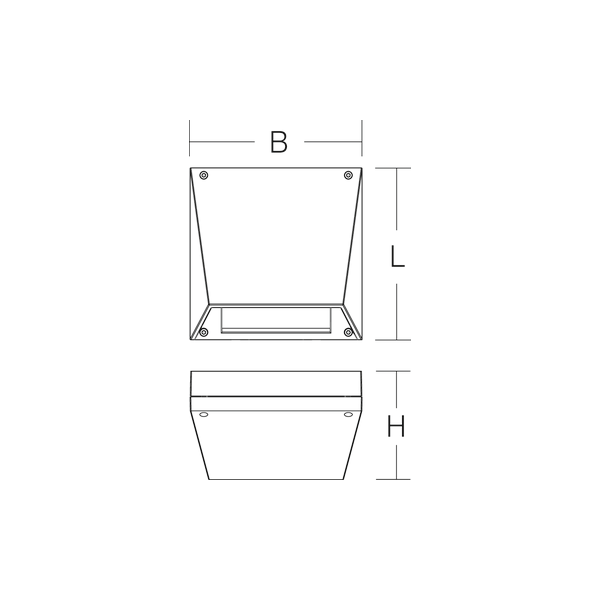 CENTRYXX W IP65plus, 6,1 W, 370 lm, 765, white, on/off Wall luminaires image 3