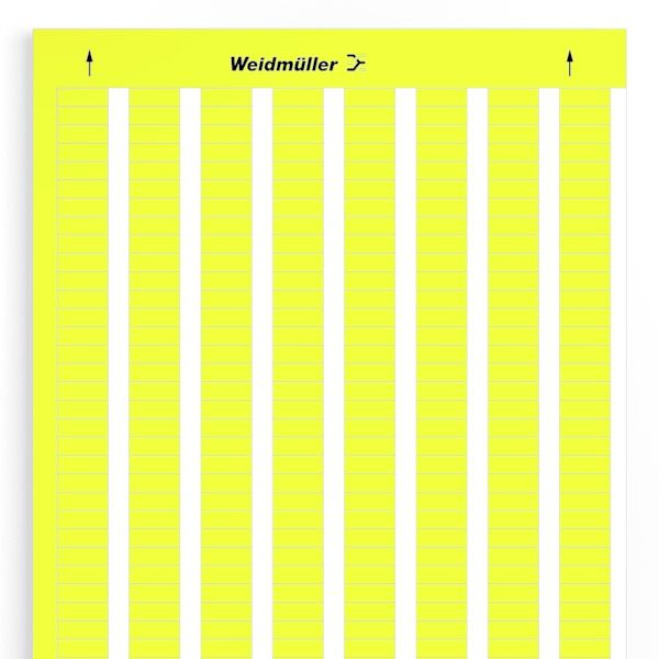 Device marking, Self-adhesive, 18 mm, Polyester, PVC-free, yellow image 1