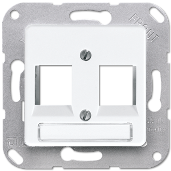 Centre plate for modular jack sockets 169-2NWEWW image 2