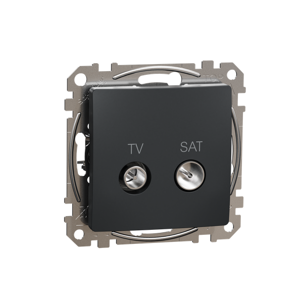 TV/SAT connector 4db, Sedna, Anthracite image 4