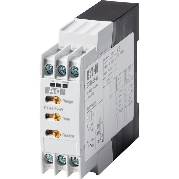 Timing relay, 1W, 0.05s-100h, multi-function, 400VAC image 4