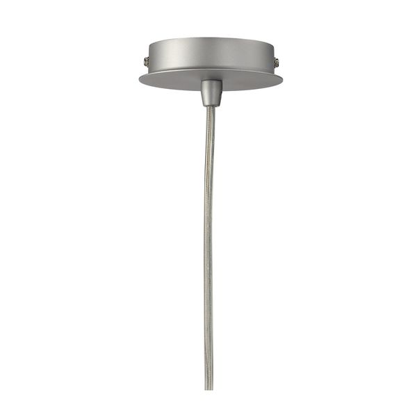 TONGA IV pendulum lamp with canopy E14, max.60W, silvergrey image 6