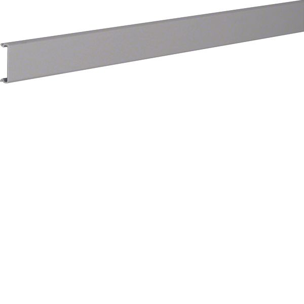 Lid made of PVC for slotted panel trunking BA6 25mm stone grey image 1
