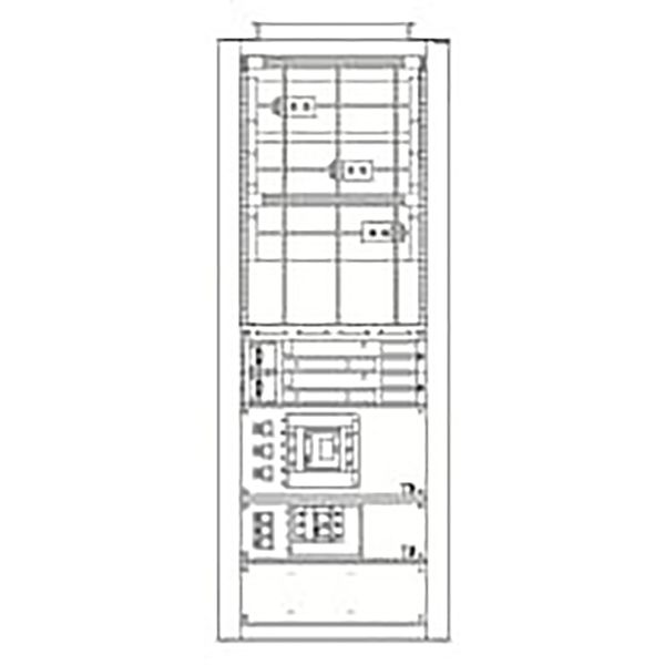 Segment door B2/H600 S7 FF middle door image 1