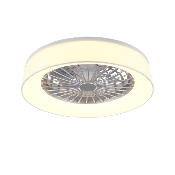 Farsund LED ceiling fan white image 1