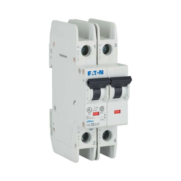 Miniature circuit breaker (MCB), 6 A, 2p, characteristic: D image 18