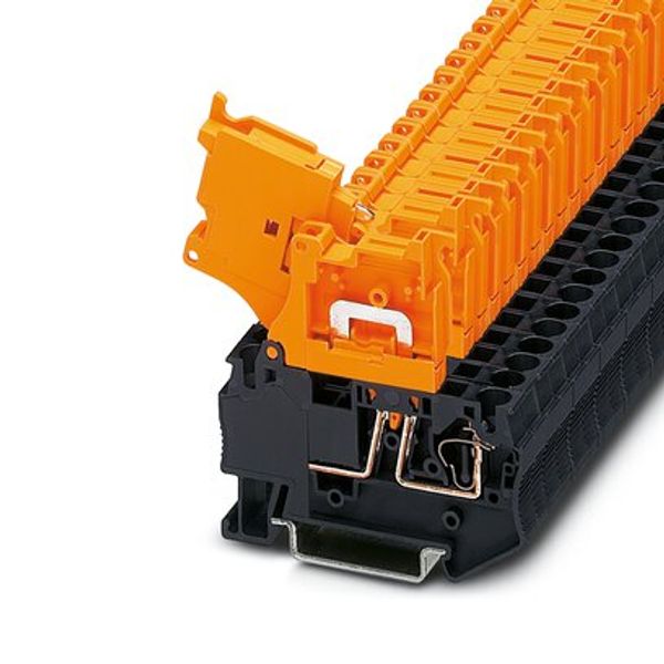 Lever-type disconnect terminal block image 1