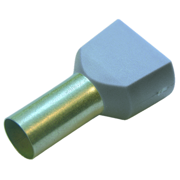 Twin ferrule 0.75/10 gray image 1