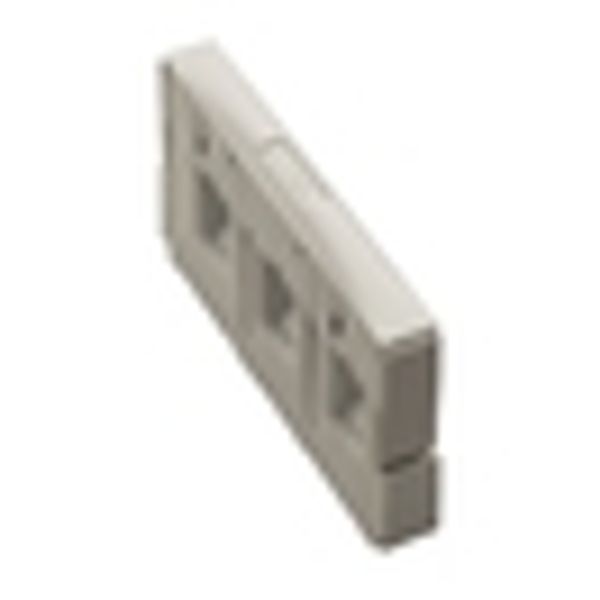 Busbar support 3-pole, no end cover 1600A image 3