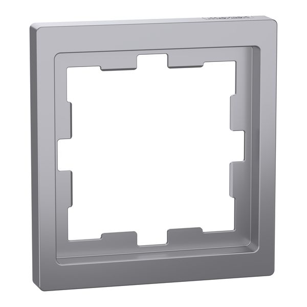 D-Life frame, 1-fold, stainless steel image 1