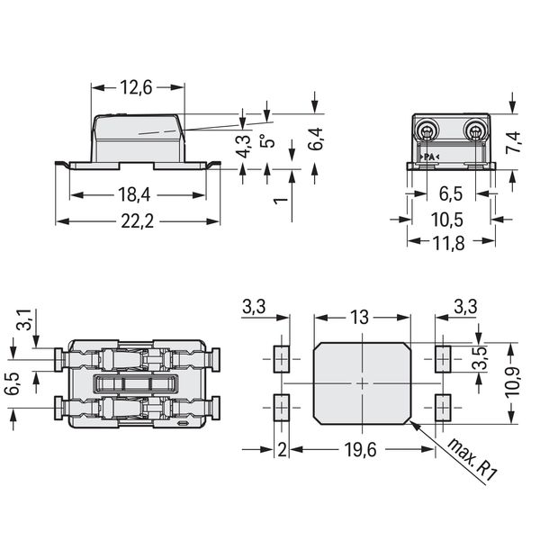 Through-Board SMD PCB Terminal Block image 6