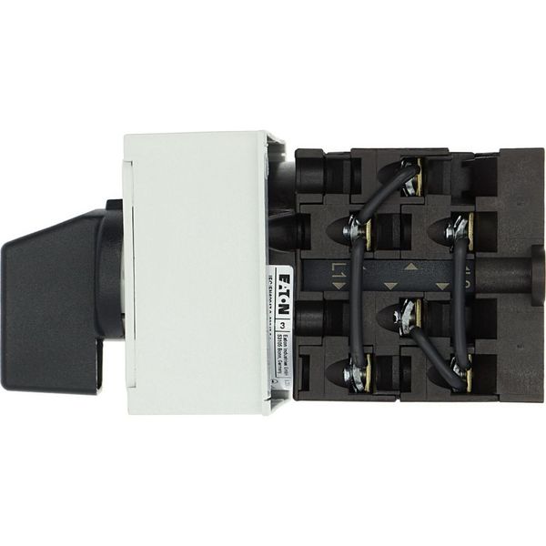 Step switches, T0, 20 A, service distribution board mounting, 3 contact unit(s), Contacts: 6, 45 °, maintained, With 0 (Off) position, 0-3, Design num image 34