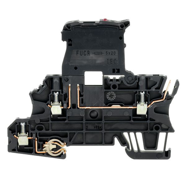 Fuse terminal, 2 screw connections - 1 plug-in connection, Fuse isolat image 1