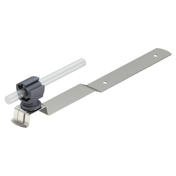 157 EK-VA Roof conductor holder for slated roofs, crimped, Rd 8−10, A2 image 1