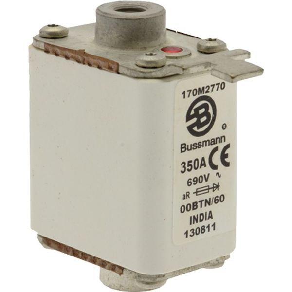 Fuse-link, high speed, 250 A, AC 690 V, size 00, 28 x 51 x 98 mm, aR, IEC image 5