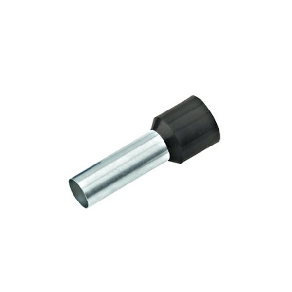 Wire ferrule isolated, 1,5mmý, L1=18mm, black image 1