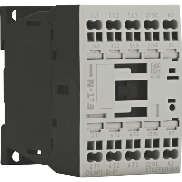 Contactor, 3 pole, 380 V 400 V 7.5 kW, 1 NC, 42 V 50 Hz, 48 V 60 Hz, AC operation, Push in terminals image 8