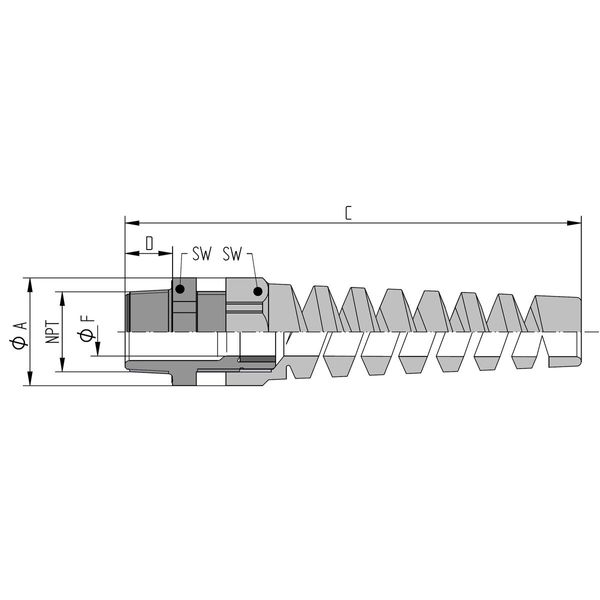 SKINTOP ST 1/2'' RAL 7001 SGY image 1