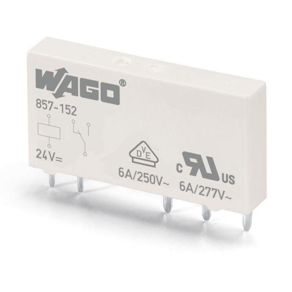 Basic relay Nominal input voltage: 24 VDC 1 changeover contact image 4