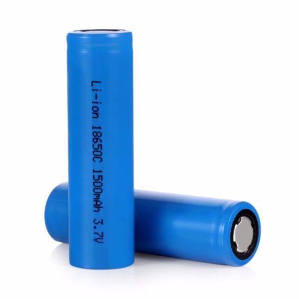Rechargeable Battery Li-ion 18650 3.7V 1500 mAh image 1