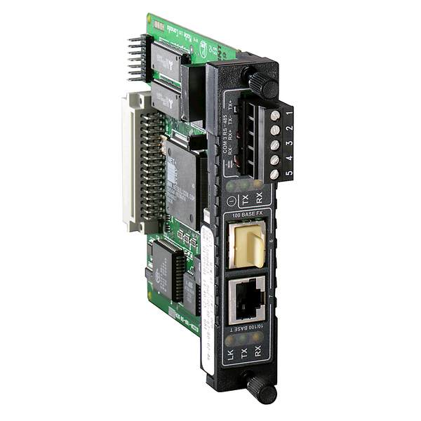 Ethernet communication card - 10/100 Mbits/s copper or 100 Mbits/s fiber-optic image 3