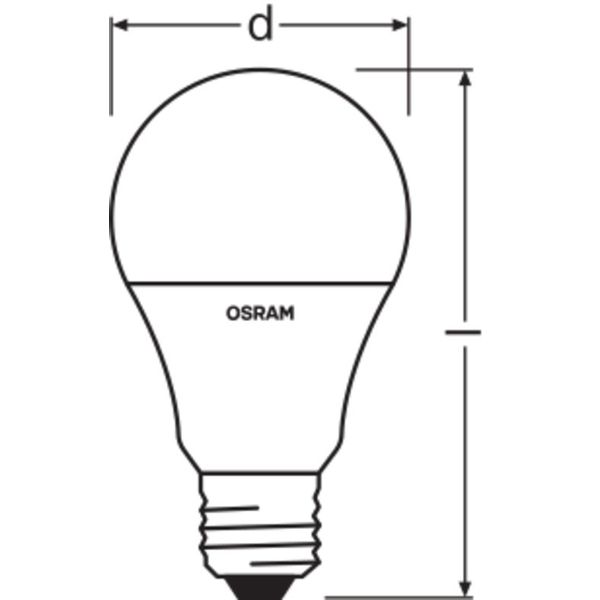 LED Retrofit RGBW lamps with remote control 60 FR 9.7 W/2700/6500 K E27 image 3