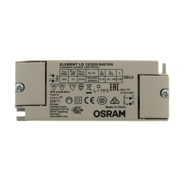 LED OS - Power Suppy 15W/350mA LD (CC) MM IP20 image 1