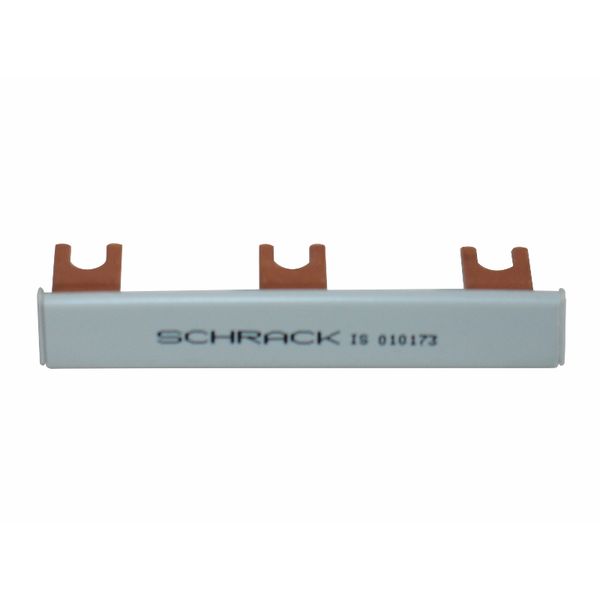 CU Busbar, 3x for TN-C network, grey, for B/C Arrester image 1