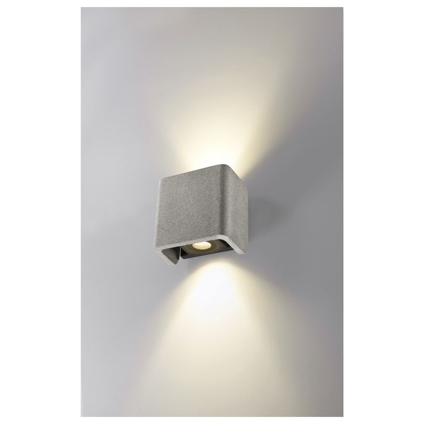MANA OUT WL, Wall-mounted light set grey/anthracite 11W 650lm 3000K CRI80 60° Phase cut-off image 3