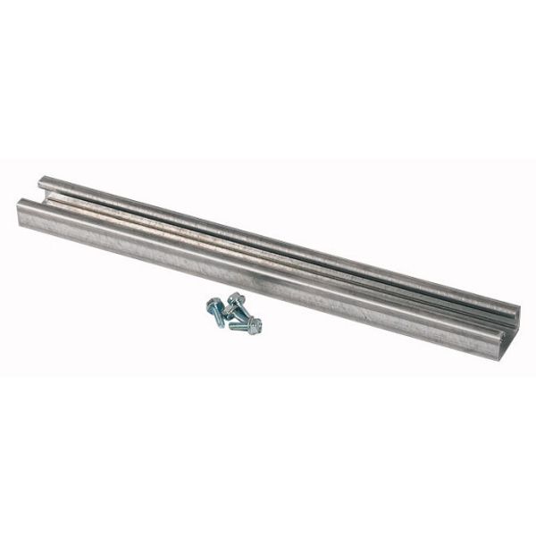 Cable anchoring rail, L = 375 mm for Ci distribution board image 1