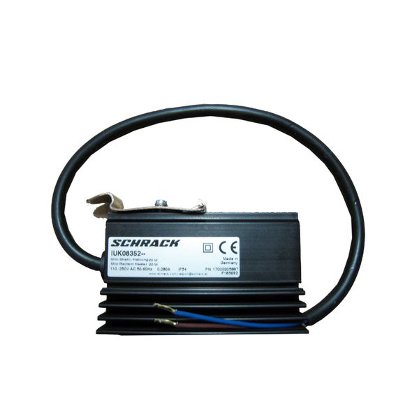 Miniature heater, 10W with 0.3m cable image 1