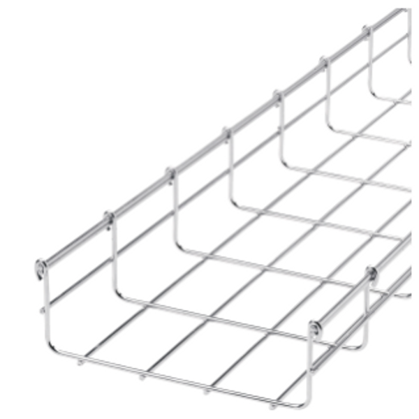 GALVANIZED WIRE MESH CABLE TRAY  BFR60 - LENGTH 3 METERS - WIDTH 250MM - FINISHING: INOX image 1