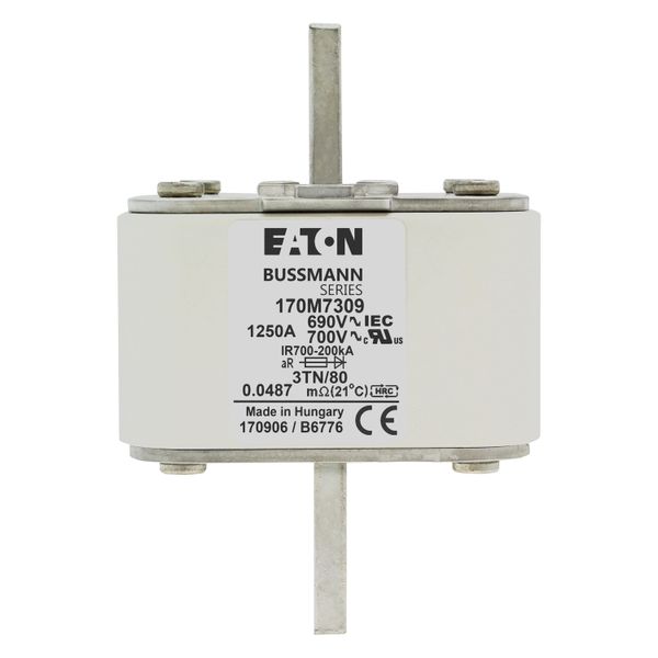 FUSE 1250A 690V 3TN/80 AR image 10