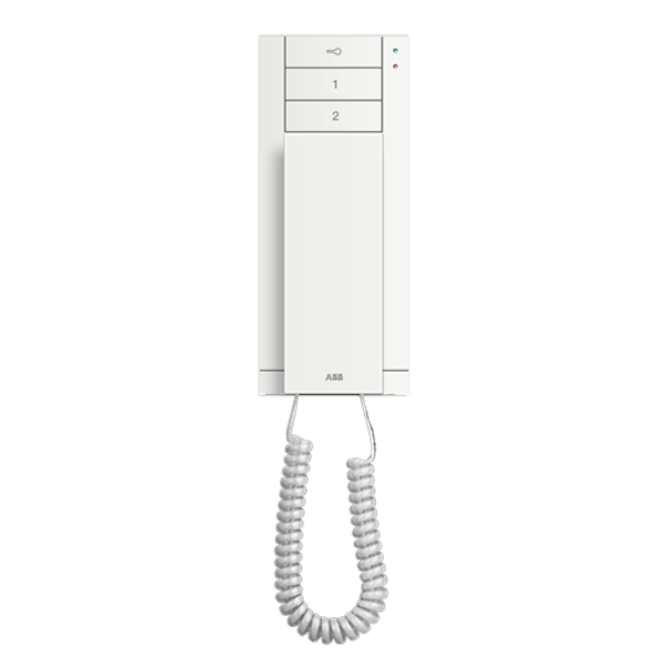 A22001-W-D-02 Indoor audio station with handset, dummy sample,White image 1