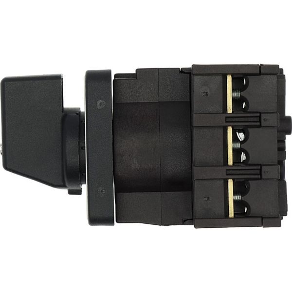 On-Off switch, P1, 32 A, flush mounting, 3 pole, with black thumb grip and front plate image 3