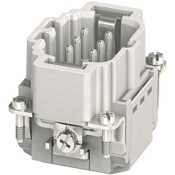 B6 male 6-pole, Push-in, 500 V, 16 A image 1