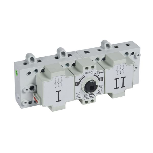 DCX-M changeover switche - size 1 - 3P - 40 A - I-O-II image 1