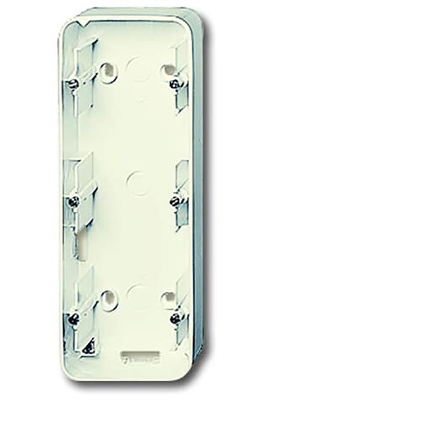 1703-22G Cover Frames Surface-mounted, dry ivory image 1
