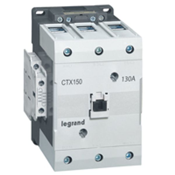 3-pole contactors CTX³ 150 - 130 A - 24 V= - 2 NO + 2 NC - lug terminals image 1