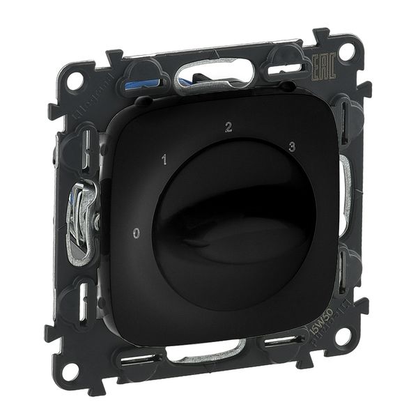 Ventilation control switch Valena Allure - black image 1