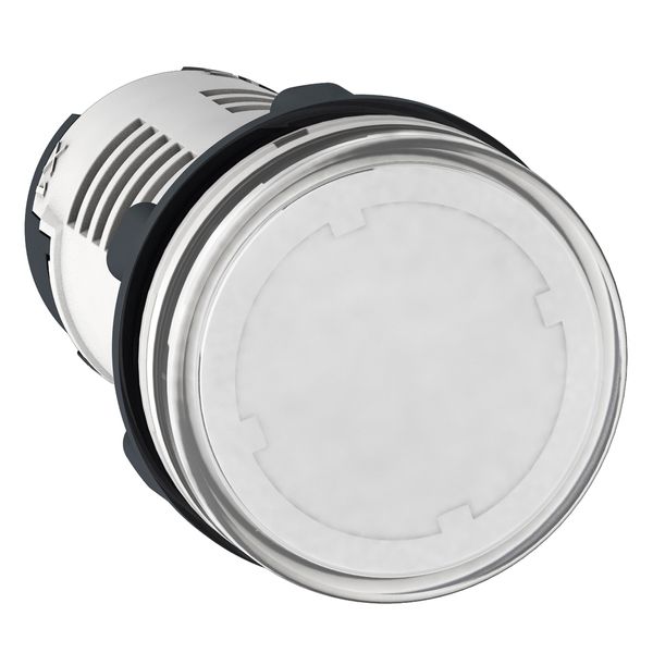 Harmony XB7, Monolithic pilot light, plastic, clear, Ø22, integral LED, 230…240 V AC image 1