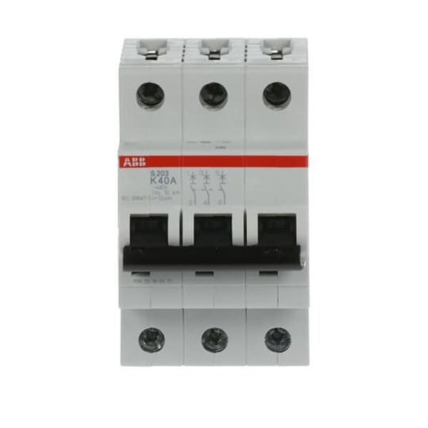 S203-Z40 Miniature Circuit Breaker - 3P - Z - 40 A image 4