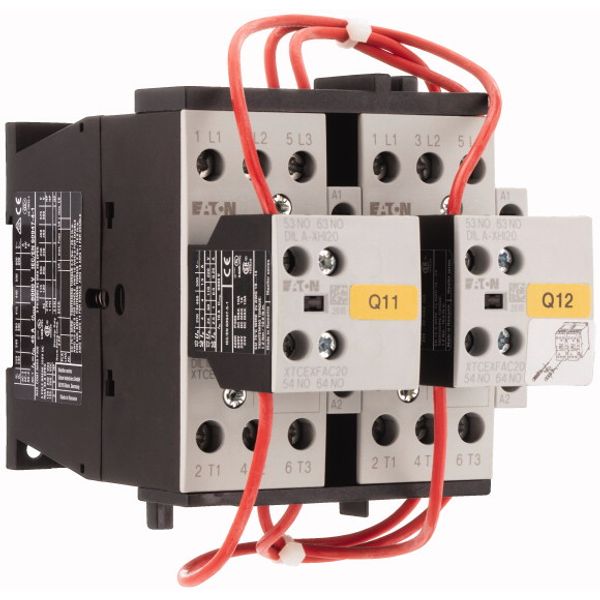 Reversing contactor combination, 380 V 400 V: 7.5 kW, 230 V 50 Hz, 240 V 60 Hz, AC operation image 4