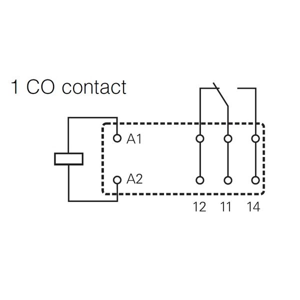 PCB Relay 1 C/O 24VAC 16A pinning 5.0 image 2