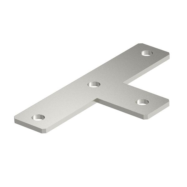 GMS 4 VP T A2  Connecting plate, Shape T, 200x95x40x4, Stainless steel, material 1.4307, A2, 1.4301 without surface. modifications, additionally treated image 1