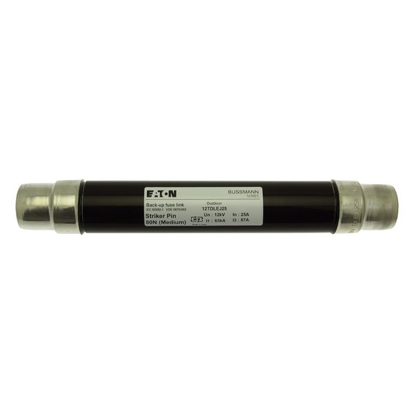 Fuse-link, medium voltage, 25 A, AC 12 kV, 2", 51 x 292 mm, back-up, DIN, with striker image 4