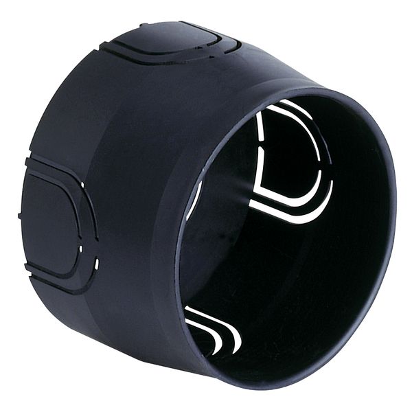 Flush mounting box ø 60mm light black image 1