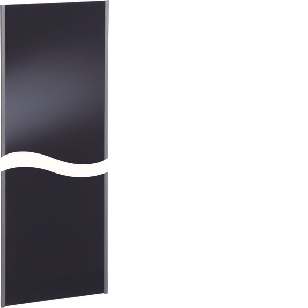 Design trunking 35x220 mm, compl., black high-gloss finish, L=1020 mm image 1