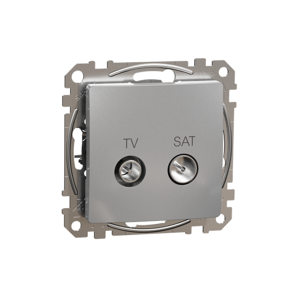 TV/SAT Socket intermediate 10db, Sedna, Aluminium image 5