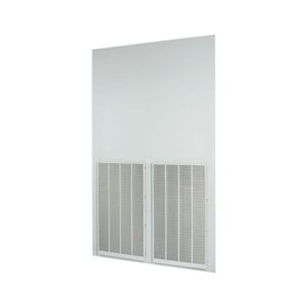 Rearwall, ventilated, HxW=2000x1200mm, IP42, grey image 4